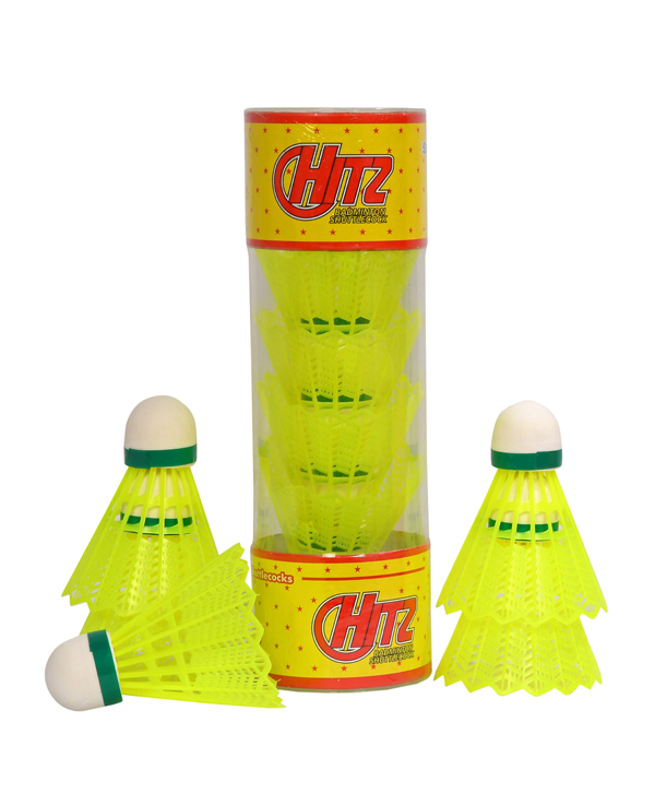 Hitz Plastic Shuttlecock-Yellow