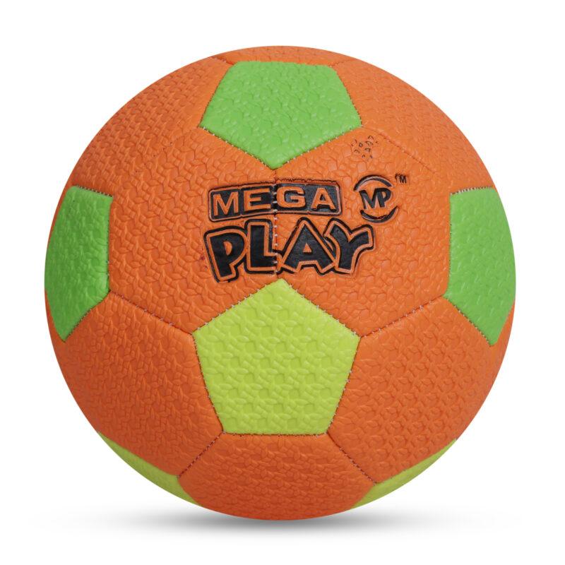 Mega Play Soft Neon Football Size 3 Orange