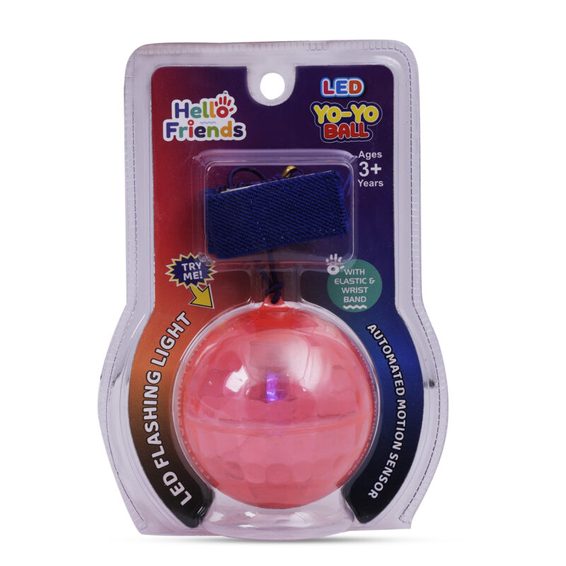 Hello Friends Yo Yo Led Bouncing Return Ball