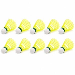 Volt Pro Force Green Plastic Shuttlecock Pack of 10 is designed for badminton practice, training, and recreational play. Featuring a durable plastic skirt with a premium EVA and Neon Cork Base, it delivers balanced flight, reliable control, and long-lasting performance. Volt Pro Force Green Plastic Shuttlecock Pack of 10 is designed for badminton practice, training, and recreational play. Featuring a durable plastic skirt with a premium EVA and Neon Cork Base, it delivers balanced flight, reliable control, and long-lasting performance.