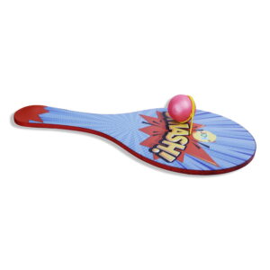 Hello Friends Wooden Paddle Ball Toy is a classic paddle game designed for kids aged 3 years and above. Featuring a durable wooden paddle and an elastic string-attached rubber ball, it helps improve hand-eye coordination while providing hours of indoor and outdoor fun.