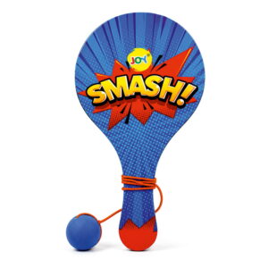 Hello Friends Wooden Paddle Ball Toy is a classic paddle game designed for kids aged 3 years and above. Featuring a durable wooden paddle and an elastic string-attached rubber ball, it helps improve hand-eye coordination while providing hours of indoor and outdoor fun.