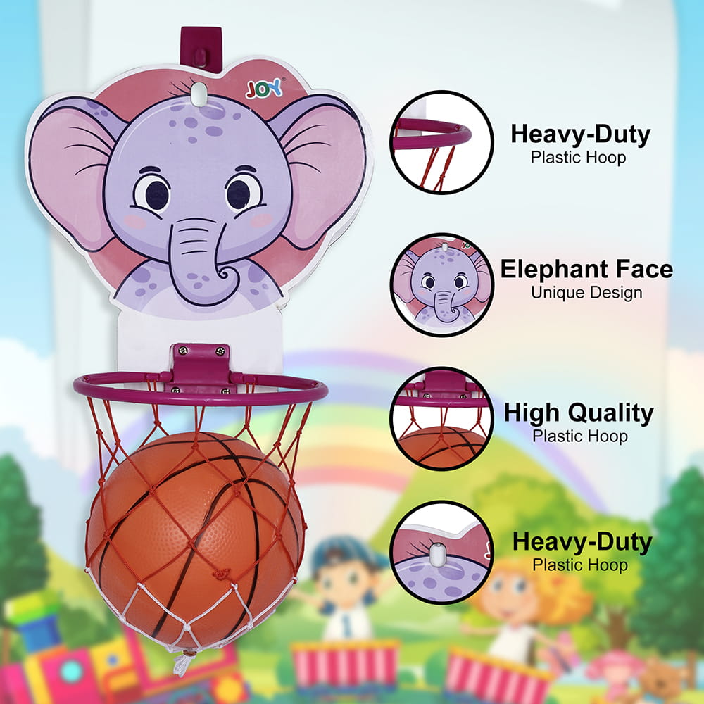 Hello Friends Kids Basketball Board Set is an exciting sports toy designed for children aged 3 years and above. Made with a durable 6mm MDF board, this mini basketball hoop set encourages active play and helps develop hand-eye coordination for indoor and outdoor fun.