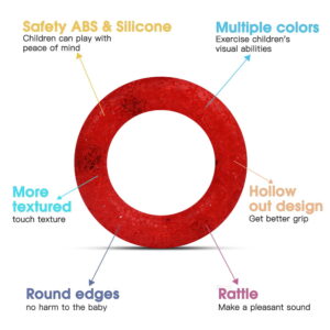 Hello Friends Baby Rattle Ring Musical Toy Pack of 2 is designed to entertain and engage babies through gentle rattling sounds and sensory play. Made from non-toxic plastic, these lightweight rattles help develop grip strength, hand-eye coordination, and sensory skills in babies aged 3 to 12 months. Hello Friends Baby Rattle Ring Musical Toy Pack of 2 is designed to entertain and engage babies through gentle rattling sounds and sensory play. Made from non-toxic plastic, these lightweight rattles help develop grip strength, hand-eye coordination, and sensory skills in babies aged 3 to 12 months.