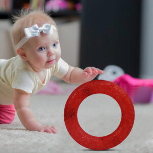 Hello Friends Baby Rattle Ring Musical Toy Pack of 2 is designed to entertain and engage babies through gentle rattling sounds and sensory play. Made from non-toxic plastic, these lightweight rattles help develop grip strength, hand-eye coordination, and sensory skills in babies aged 3 to 12 months. Hello Friends Baby Rattle Ring Musical Toy Pack of 2 is designed to entertain and engage babies through gentle rattling sounds and sensory play. Made from non-toxic plastic, these lightweight rattles help develop grip strength, hand-eye coordination, and sensory skills in babies aged 3 to 12 months.