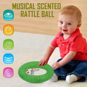 Hello Friends Baby Rattle Ring Musical Toy Pack of 2 is designed to entertain and engage babies through gentle rattling sounds and sensory play. Made from non-toxic plastic, these lightweight rattles help develop grip strength, hand-eye coordination, and sensory skills in babies aged 3 to 12 months. Hello Friends Baby Rattle Ring Musical Toy Pack of 2 is designed to entertain and engage babies through gentle rattling sounds and sensory play. Made from non-toxic plastic, these lightweight rattles help develop grip strength, hand-eye coordination, and sensory skills in babies aged 3 to 12 months.