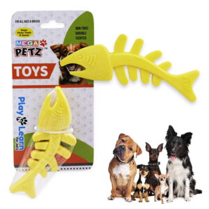 Hello Friends Fish Bone Dog Chew Toy is made from soft, food-grade, non-toxic rubber that is safe for puppies and dogs. Its fish bone shape, scented design, and durable construction help keep pets engaged while supporting healthy chewing habits and interactive play. Hello Friends Fish Bone Dog Chew Toy is made from soft, food-grade, non-toxic rubber that is safe for puppies and dogs. Its fish bone shape, scented design, and durable construction help keep pets engaged while supporting healthy chewing habits and interactive play.