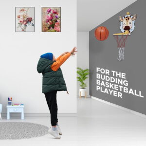 Hello Friends Kids Basketball Board Set is an exciting sports toy designed for children aged 3 years and above. Made with a durable 6mm MDF board, this mini basketball hoop set encourages active play and helps develop hand-eye coordination for indoor and outdoor fun.