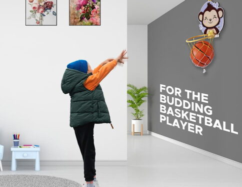 Hello Friends Kids Basketball Board Set is an exciting sports toy designed for children aged 3 years and above. Made with a durable 6mm MDF board, this mini basketball hoop set encourages active play and helps develop hand-eye coordination for indoor and outdoor fun.