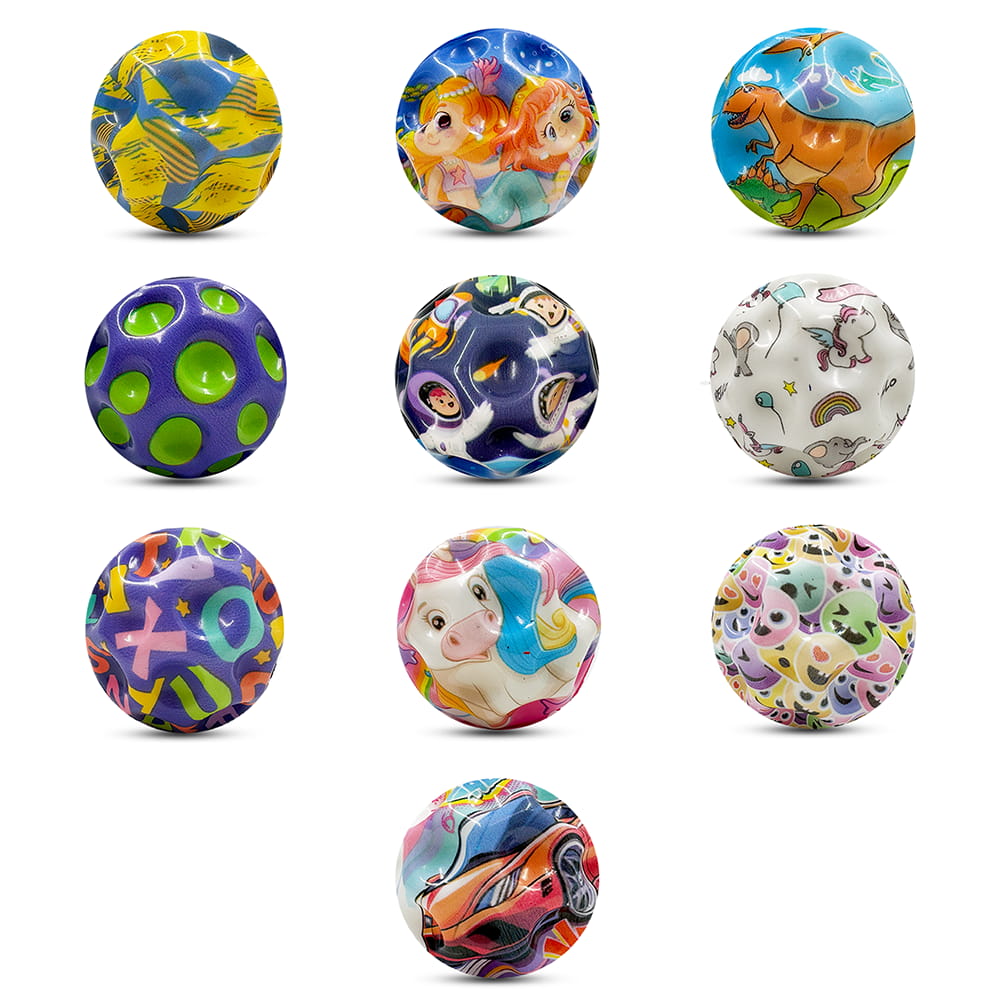 "Hello Friends Moon Space Ball is a super high bounce toy designed for exciting indoor and outdoor play. Made from durable rubber material with a textured grip surface, it delivers excellent bounce performance while helping improve hand-eye coordination, reflexes, and focus for kids and adults. "