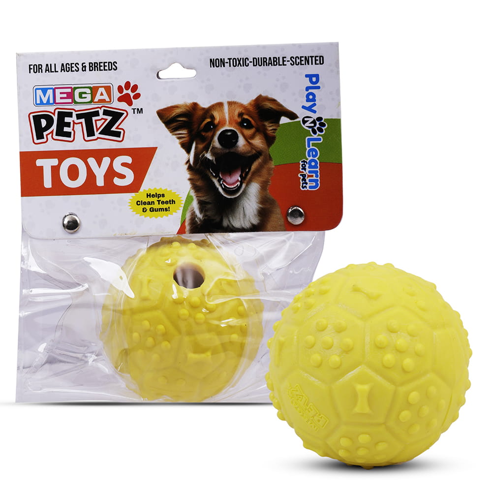 Hello Friends Musical Dog Ball Pack of 2 is made from soft, non-toxic rubber and features a built-in squeaky sound to keep pets engaged and active. Designed for puppies and small to medium dogs, these durable balls are ideal for chewing, fetch, training, and interactive play. Hello Friends Musical Dog Ball Pack of 2 is made from soft, non-toxic rubber and features a built-in squeaky sound to keep pets engaged and active. Designed for puppies and small to medium dogs, these durable balls are ideal for chewing, fetch, training, and interactive play.