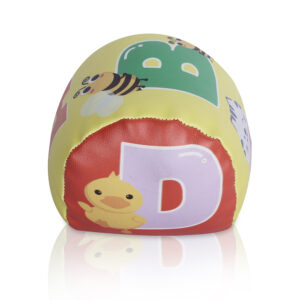 Hello Friends Soft Plush Rattle Ball is a lightweight sensory toy designed for babies aged 3 to 12 months. Made from soft stuffed fabric with a built-in rattle sound, it helps support sensory development, grip strength, and hand-eye coordination through safe and engaging play.