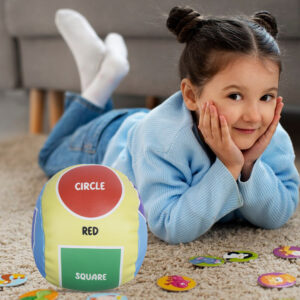 Hello Friends Soft Plush Rattle Ball is a lightweight sensory toy designed for babies aged 3 to 12 months. Made from soft stuffed fabric with a built-in rattle sound, it helps support sensory development, grip strength, and hand-eye coordination through safe and engaging play. Hello Friends Soft Plush Rattle Ball is a lightweight sensory toy designed for babies aged 3 to 12 months. Made from soft stuffed fabric with a built-in rattle sound, it helps support sensory development, grip strength, and hand-eye coordination through safe and engaging play.
