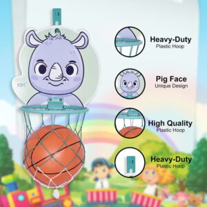 Hello Friends Kids Basketball Board Set is an exciting sports toy designed for children aged 3 years and above. Made with a durable 6mm MDF board, this mini basketball hoop set encourages active play and helps develop hand-eye coordination for indoor and outdoor fun.
