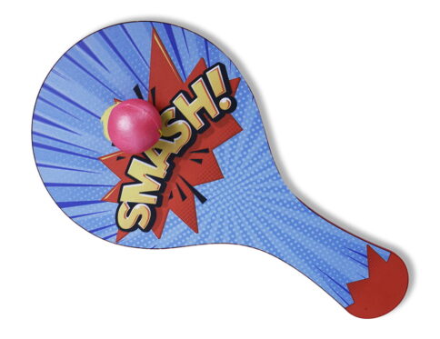 Hello Friends Wooden Paddle Ball Toy is a classic paddle game designed for kids aged 3 years and above. Featuring a durable wooden paddle and an elastic string-attached rubber ball, it helps improve hand-eye coordination while providing hours of indoor and outdoor fun.