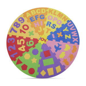 Play Eva 36 Inch Jumbo Pizza Puzzle Mat is a fun educational EVA foam puzzle designed to help children learn alphabets, numbers, shapes, and vehicles through interactive play. Featuring a unique pizza-shaped design, interlocking pieces, and 10mm thick foam construction, it encourages learning while developing essential skills. Play Eva 36 Inch Jumbo Pizza Puzzle Mat is a fun educational EVA foam puzzle designed to help children learn alphabets, numbers, shapes, and vehicles through interactive play. Featuring a unique pizza-shaped design, interlocking pieces, and 10mm thick foam construction, it encourages learning while developing essential skills.