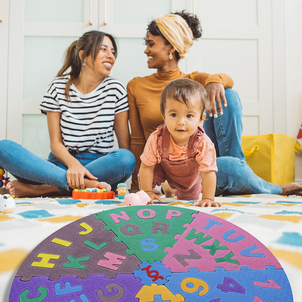 Play Eva 18 Inch Jumbo Pizza Puzzle Mat is an educational EVA foam learning toy designed to teach alphabets, numbers, shapes, and vehicles through interactive play. Featuring 6 interlocking pizza slices and 10mm thick foam construction, it encourages early learning and skill development. Play Eva 18 Inch Jumbo Pizza Puzzle Mat is an educational EVA foam learning toy designed to teach alphabets, numbers, shapes, and vehicles through interactive play. Featuring 6 interlocking pizza slices and 10mm thick foam construction, it encourages early learning and skill development.