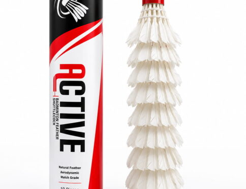 This match grade badminton shuttlecock pack of 10 is designed for regular gameplay and training sessions. It offers consistent speed and smooth flight, making it suitable for club matches and daily practice.