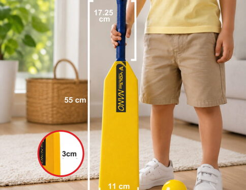 Volt Pro Foam Cricket Bat with Ball is a complete cricket set designed especially for kids. Made from lightweight EVA foam, this safe and durable set provides an enjoyable indoor and outdoor playing experience while helping children develop essential cricket skills.