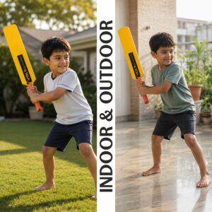 Volt Pro Foam Cricket Bat with Ball is a complete cricket set designed especially for kids. Made from lightweight EVA foam, this safe and durable set provides an enjoyable indoor and outdoor playing experience while helping children develop essential cricket skills. Volt Pro Foam Cricket Bat with Ball is a complete cricket set designed especially for kids. Made from lightweight EVA foam, this safe and durable set provides an enjoyable indoor and outdoor playing experience while helping children develop essential cricket skills.