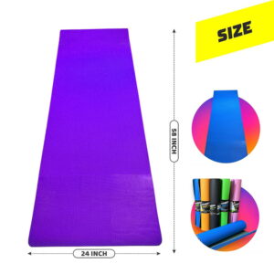 Volt Pro 4mm Yoga Mat is made from premium dual-layer TPE material and features an anti-slip textured surface for enhanced grip and stability. Designed for yoga, Pilates, stretching, meditation, and fitness workouts, it provides comfortable cushioning and support for everyday exercise.