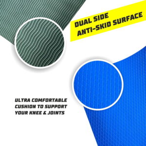 Volt Pro 4mm Yoga Mat is made from premium dual-layer TPE material and features an anti-slip textured surface for enhanced grip and stability. Designed for yoga, Pilates, stretching, meditation, and fitness workouts, it provides comfortable cushioning and support for everyday exercise.