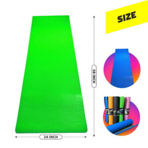 Volt Pro 4mm Yoga Mat is made from premium dual-layer TPE material and features an anti-slip textured surface for enhanced grip and stability. Designed for yoga, Pilates, stretching, meditation, and fitness workouts, it provides comfortable cushioning and support for everyday exercise.