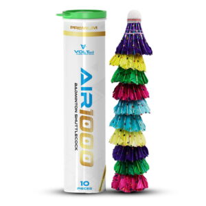 This badminton shuttlecock pack of 10 is designed for players looking for consistency and durability. Made from natural hen feather white shuttlecock material, it ensures smooth flight and dependable performance.