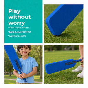 Volt Pro Foam Cricket Bat for Kids – Perfect Choice for Safe & Fun Cricket Practice Introduce young players to the exciting world of cricket with the Volt Pro Foam Cricket Bat. Specially designed for kids and beginners, this bat is made from premium EVA foam that ensures safety, durability, and lightweight performance.
