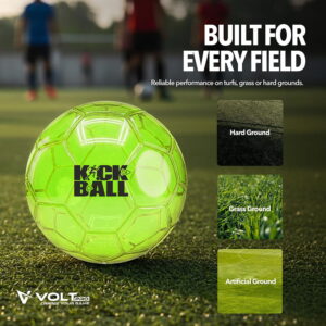Volt Pro Inflatable Kick Ball features a football-inspired design, durable PVC construction, and a high-bounce performance for active indoor and outdoor play. With its 3D textured grip surface and bladderless construction, this ball offers excellent control, durability, and fun for kids and adults. Volt Pro Inflatable Kick Ball features a football-inspired design, durable PVC construction, and a high-bounce performance for active indoor and outdoor play. With its 3D textured grip surface and bladderless construction, this ball offers excellent control, durability, and fun for kids and adults.