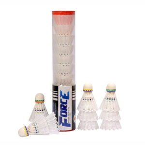 Volt Pro Force White Plastic Shuttlecock Pack of 10 is designed for badminton practice, training, and recreational play. Featuring a durable plastic skirt with a premium EVA and Neon Cork Base, it delivers balanced flight, reliable control, and long-lasting performance.