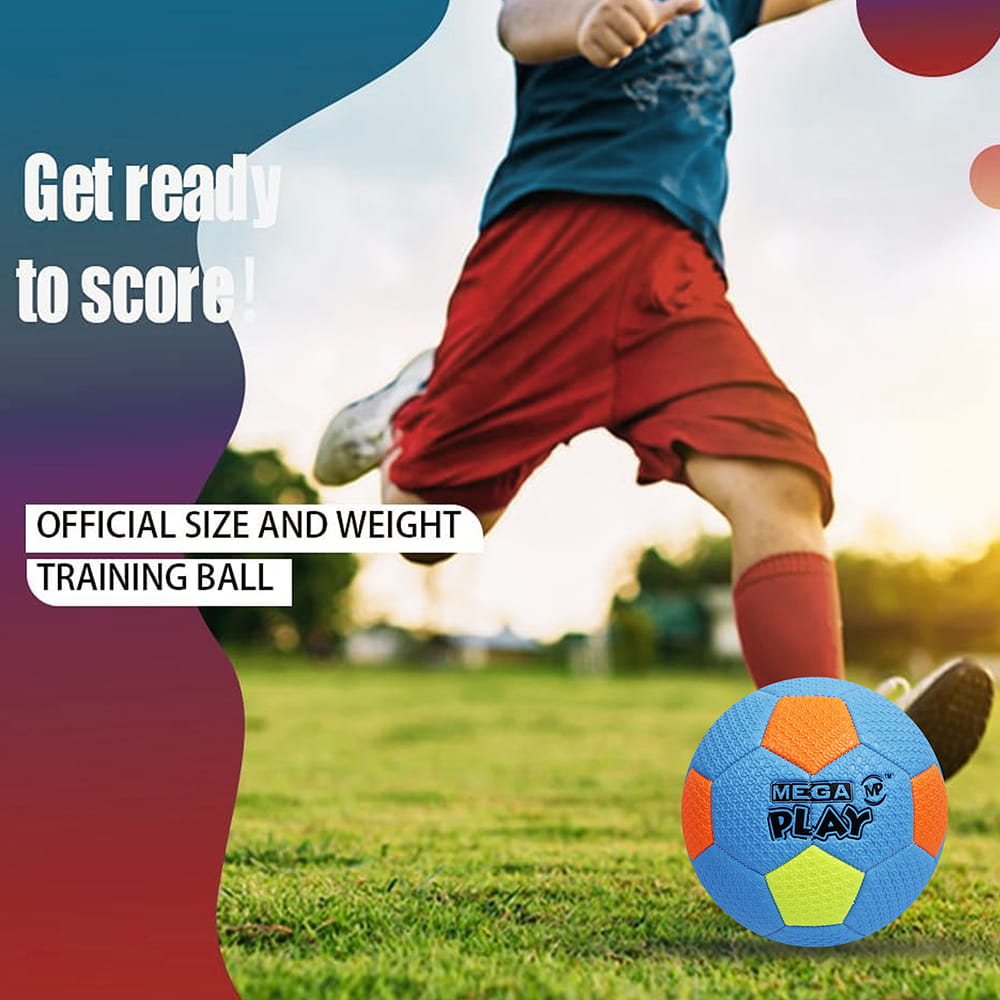 Volt Pro Neon Football Size 3 is designed for kids and young players, offering a soft touch, durable construction, and excellent control. Made with premium PU material and a 3D embossed surface, this football is ideal for training, practice sessions, and indoor or outdoor play.