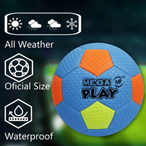 Volt Pro Neon Football Size 3 is designed for kids and young players, offering a soft touch, durable construction, and excellent control. Made with premium PU material and a 3D embossed surface, this football is ideal for training, practice sessions, and indoor or outdoor play.