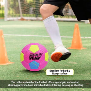 Volt Pro Neon Football Size 3 is designed for kids and young players, offering a soft touch, durable construction, and excellent control. Made with premium PU material and a 3D embossed surface, this football is ideal for training, practice sessions, and indoor or outdoor play. Volt Pro Neon Football Size 3 is designed for kids and young players, offering a soft touch, durable construction, and excellent control. Made with premium PU material and a 3D embossed surface, this football is ideal for training, practice sessions, and indoor or outdoor play.