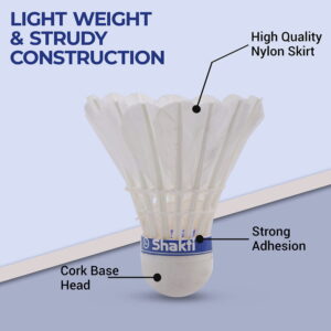 Volt Pro Rise White Feather Shuttlecock Tournament Grade Precision Designed for competitive play, this badminton shuttlecock pack of 10 delivers tournament grade performance with consistent speed, accurate flight, and reliable control. Made using high-quality white feather material, it ensures smooth and stable gameplay during intense matches. Volt Pro Rise White Feather Shuttlecock Tournament Grade Precision Designed for competitive play, this badminton shuttlecock pack of 10 delivers tournament grade performance with consistent speed, accurate flight, and reliable control. Made using high-quality white feather material, it ensures smooth and stable gameplay during intense matches.
