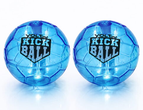 Hello Friends LED Ball 3 Inch Pack of 2 features built-in motion sensor LED lights that flash automatically when bounced or moved. Made from soft, durable material, these high-bounce balls are perfect for indoor and outdoor play, keeping kids active and entertained.