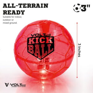 Hello Friends LED Ball 3 Inch Pack of 2 features built-in motion sensor LED lights that flash automatically when bounced or moved. Made from soft, durable material, these high-bounce balls are perfect for indoor and outdoor play, keeping kids active and entertained.