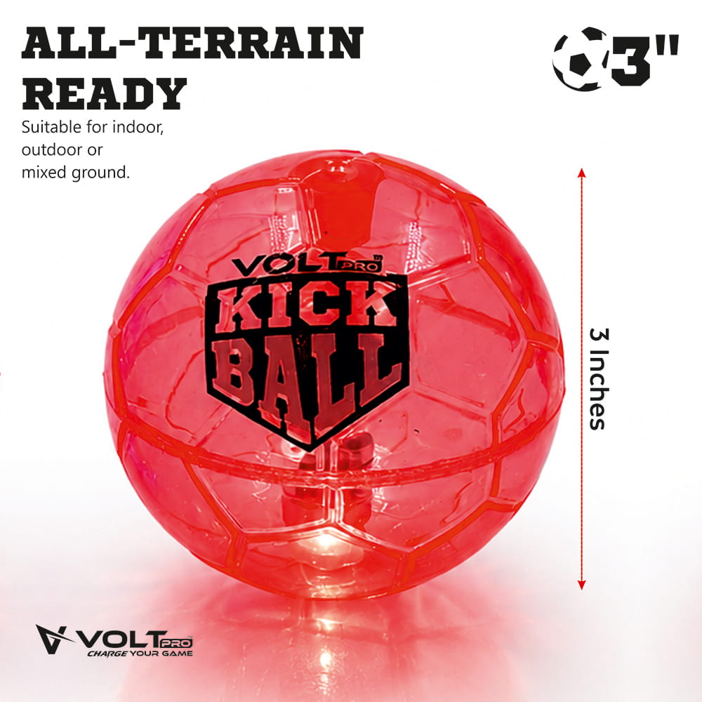Hello Friends LED Ball 3 Inch Pack of 2 features built-in motion sensor LED lights that flash automatically when bounced or moved. Made from soft, durable material, these high-bounce balls are perfect for indoor and outdoor play, keeping kids active and entertained.