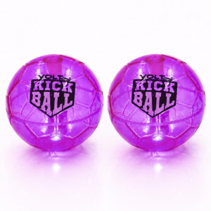 Hello Friends LED Ball 3 Inch Pack of 2 features built-in motion sensor LED lights that flash automatically when bounced or moved. Made from soft, durable material, these high-bounce balls are perfect for indoor and outdoor play, keeping kids active and entertained.