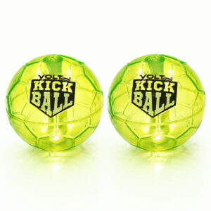Hello Friends LED Ball 3 Inch Pack of 2 features built-in motion sensor LED lights that flash automatically when bounced or moved. Made from soft, durable material, these high-bounce balls are perfect for indoor and outdoor play, keeping kids active and entertained.