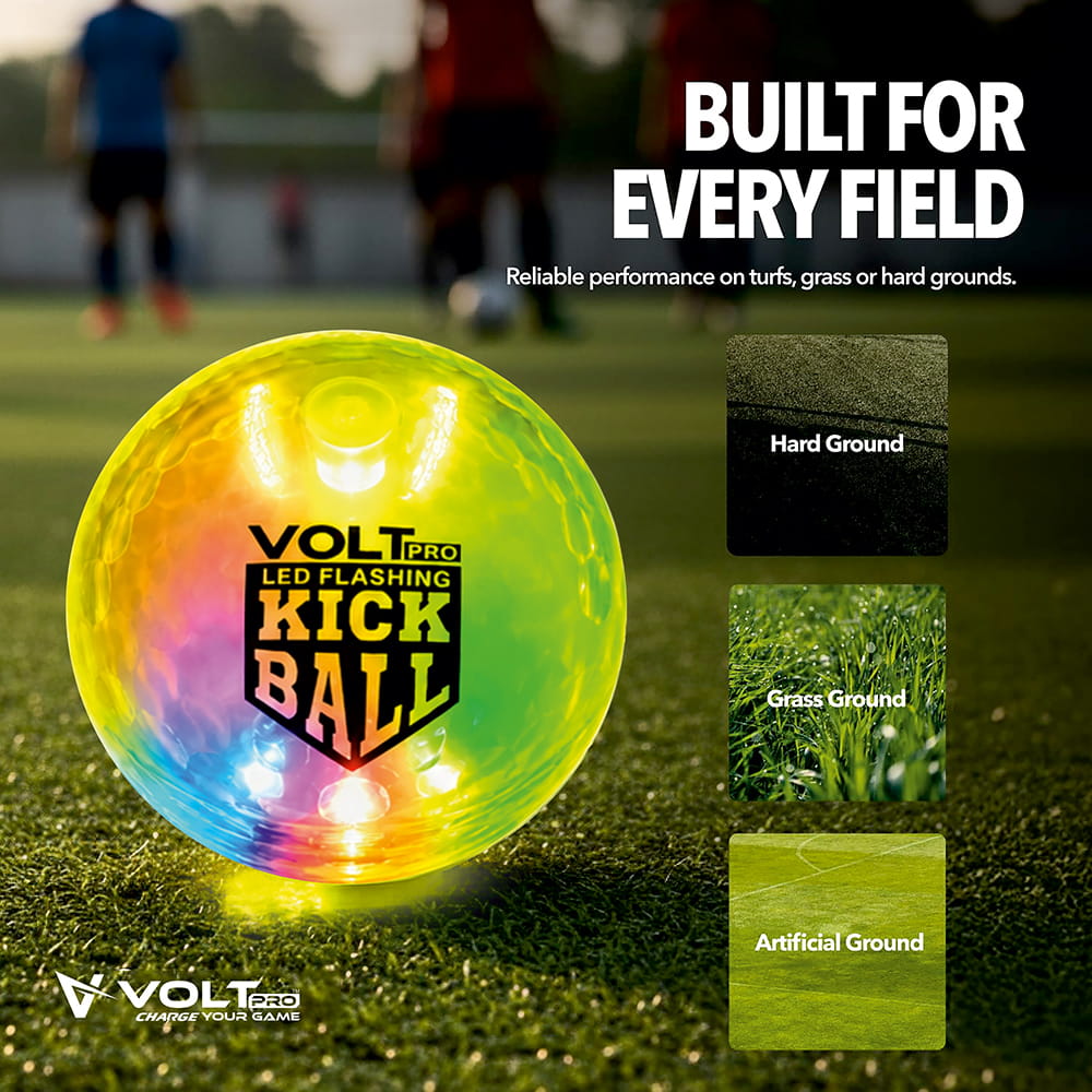 Hello Friends LED Kick Ball 4 Inch Pack of 2 features built-in motion sensor LED lights that flash automatically with every bounce. Made from soft, durable material, these high-bounce balls are perfect for indoor and outdoor play, keeping kids active and entertained. Hello Friends LED Kick Ball 4 Inch Pack of 2 features built-in motion sensor LED lights that flash automatically with every bounce. Made from soft, durable material, these high-bounce balls are perfect for indoor and outdoor play, keeping kids active and entertained.