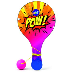 Hello Friends Wooden Paddle Ball Toy is a classic paddle game designed for kids aged 3 years and above. Featuring a durable wooden paddle and an elastic string-attached rubber ball, it helps improve hand-eye coordination while providing hours of indoor and outdoor fun.