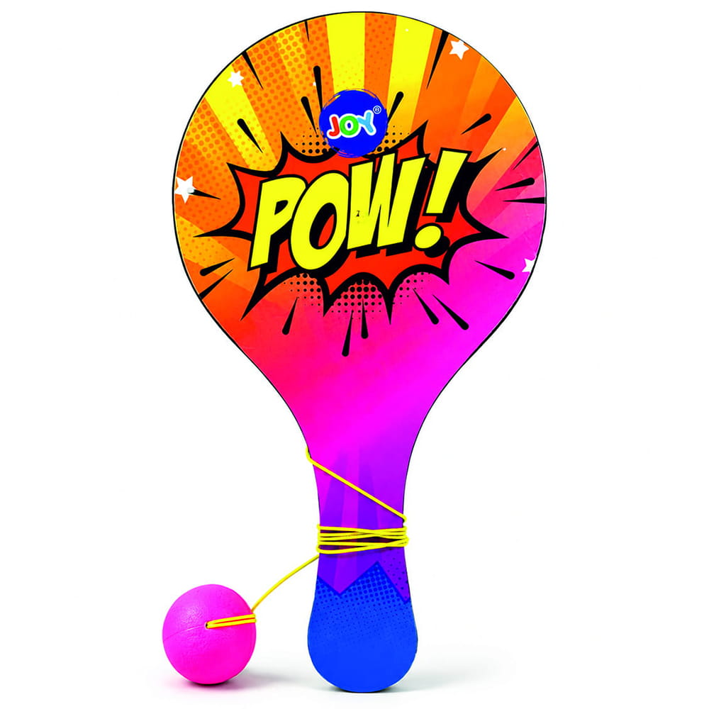 Hello Friends Wooden Paddle Ball Toy is a classic paddle game designed for kids aged 3 years and above. Featuring a durable wooden paddle and an elastic string-attached rubber ball, it helps improve hand-eye coordination while providing hours of indoor and outdoor fun. Hello Friends Wooden Paddle Ball Toy is a classic paddle game designed for kids aged 3 years and above. Featuring a durable wooden paddle and an elastic string-attached rubber ball, it helps improve hand-eye coordination while providing hours of indoor and outdoor fun.