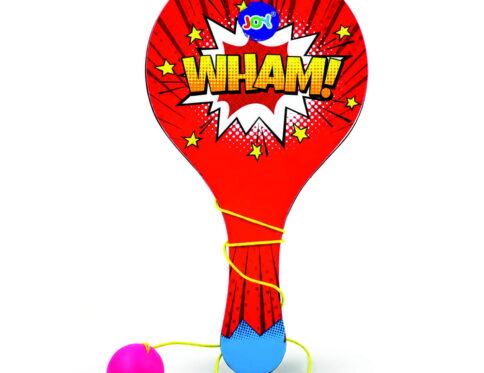 Hello Friends Wooden Paddle Ball Toy is a classic paddle game designed for kids aged 3 years and above. Featuring a durable wooden paddle and an elastic string-attached rubber ball, it helps improve hand-eye coordination while providing hours of indoor and outdoor fun.