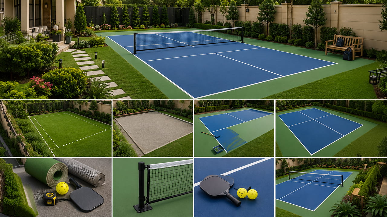 How to Set Up a Pickleball Court in Your Backyard or Housing Society