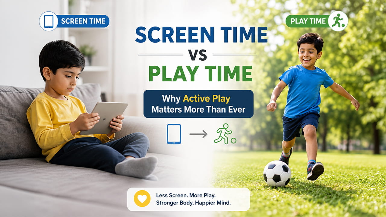 Screen Time vs Play Time: Why Active Play Matters More Than Ever