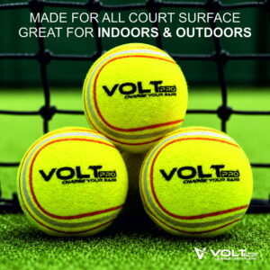 Volt Pro Cricket Tennis Ball Pack of 6 is made with a durable pure rubber core for consistent bounce, reliable performance, and long-lasting use. Designed for cricket practice, training, matches, and street cricket, these balls offer excellent control and playability.