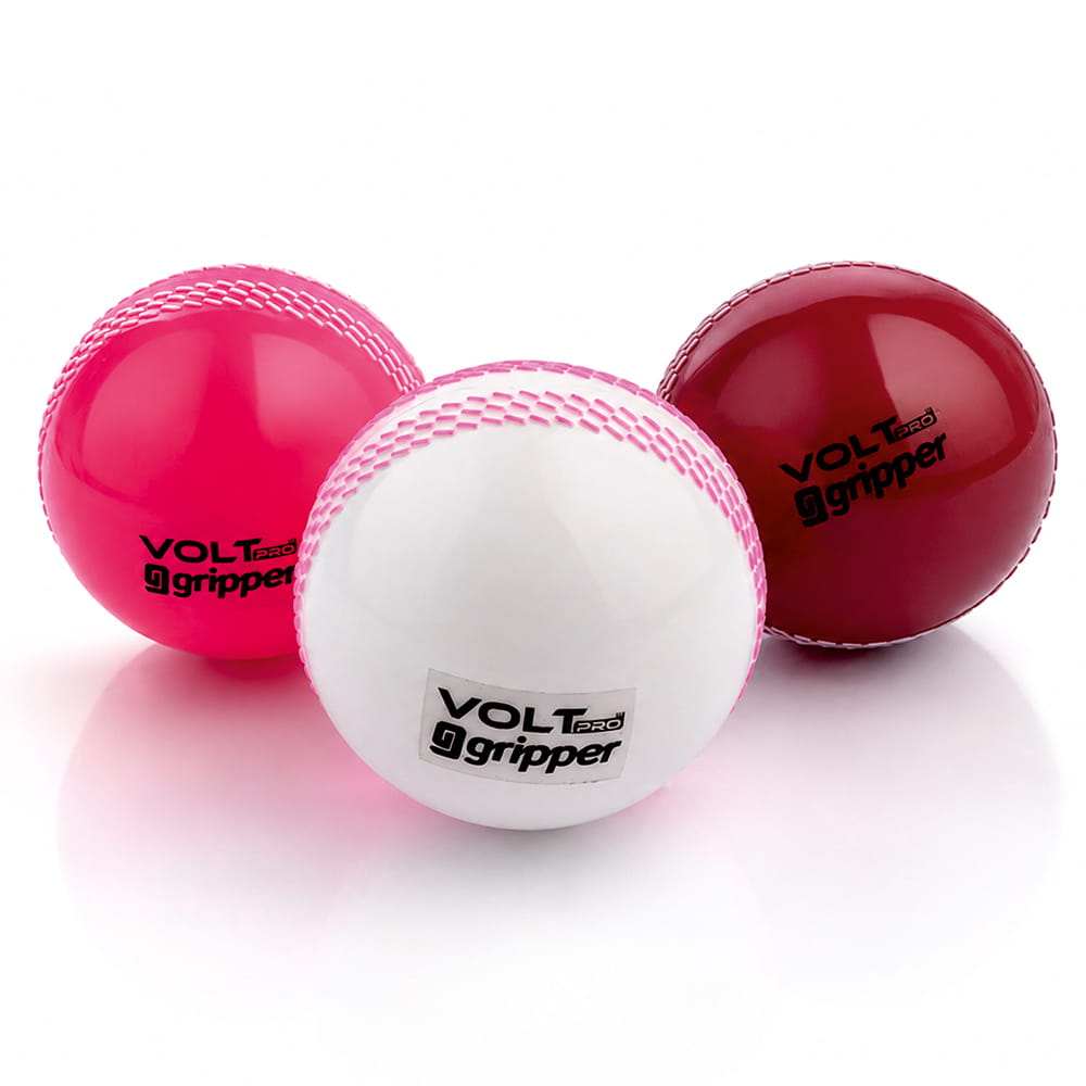 Volt Pro Gripper Seam Wind Cricket Tennis Ball Pack of 3 is designed for cricket practice, training, and matches. Featuring a gripper colored seam, soft and bouncy rubber construction, and a heavy 110g design, these balls provide better grip, improved swing, and reliable performance. Volt Pro Gripper Seam Wind Cricket Tennis Ball Pack of 3 is designed for cricket practice, training, and matches. Featuring a gripper colored seam, soft and bouncy rubber construction, and a heavy 110g design, these balls provide better grip, improved swing, and reliable performance.