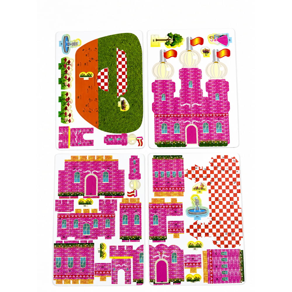 Hello Friends 3D Cardboard Puzzle is a fun DIY model-building activity for kids aged 4 years and above. The pre-cut pieces are easy to assemble into a 3D standing model, helping develop creativity, concentration, coordination, and problem-solving skills.