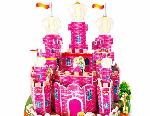 Hello Friends 3D Cardboard Puzzle is a fun DIY model-building activity for kids aged 4 years and above. The pre-cut pieces are easy to assemble into a 3D standing model, helping develop creativity, concentration, coordination, and problem-solving skills.